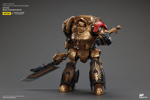 JOYTOY Warhammer The Horus Heresy Legio Custodes Contemptor-Achillus Dreadnought Action Figure