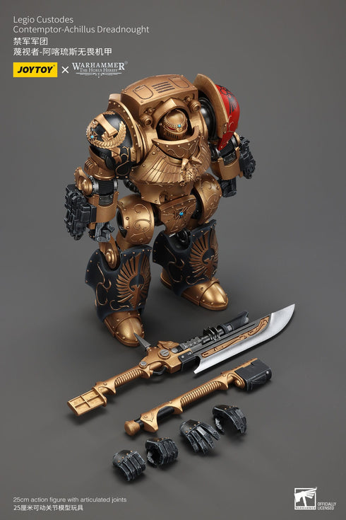 JOYTOY Warhammer The Horus Heresy Legio Custodes Contemptor-Achillus Dreadnought Action Figure