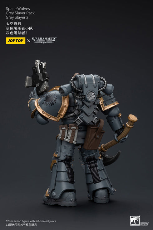 JOYTOY Space Wolves Grey Slayer Pack Grey Slayer 2 - Warhammer: The Horus Heresy - 1/18 Scale Collectible Figure