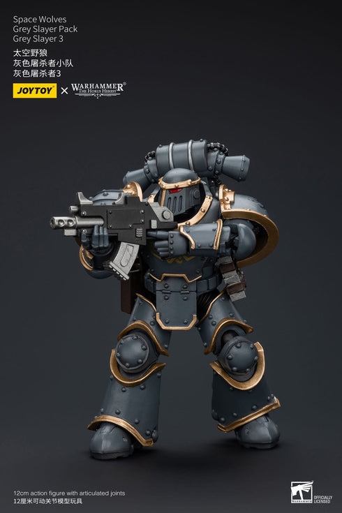 JOYTOY Space Wolves Grey Slayer Pack Grey Slayer 3 - Warhammer: The Horus Heresy - 1/18 Scale Collectible Figure