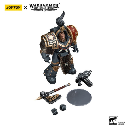 JOYTOY Warhammer The Horus Heresy Space Wolves Varagyr Wolf Guard Squad Varagyr Terminator 4 1/18 Action Figure