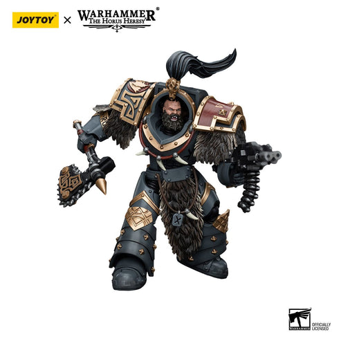 JOYTOY Warhammer The Horus Heresy Space Wolves Varagyr Wolf Guard Squad Varagyr Thegn 1/18 Action Figure