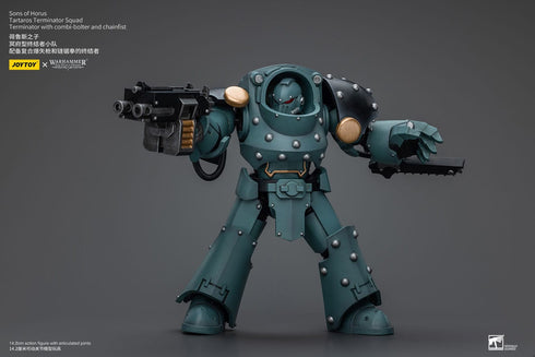 JOYTOY Warhammer The Horus Heresy Tartaros Terminator Squad Terminator With Combi-Bolter And Chainfist 1/18 Action Figure