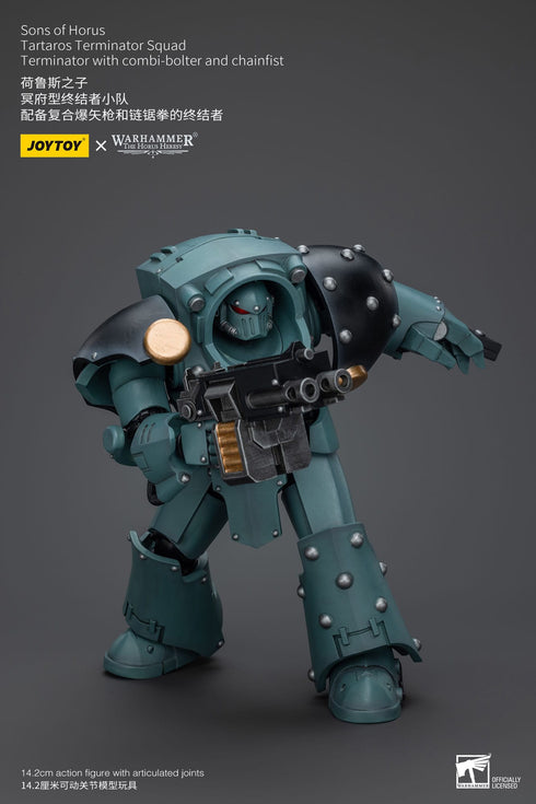 JOYTOY Warhammer The Horus Heresy Tartaros Terminator Squad Terminator With Combi-Bolter And Chainfist 1/18 Action Figure