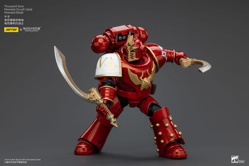 JOYTOY Warhammer The Horus Heresy Thousand Sons Khenetai Occult Cabal Khenetai Blade 1/18 Action Figure