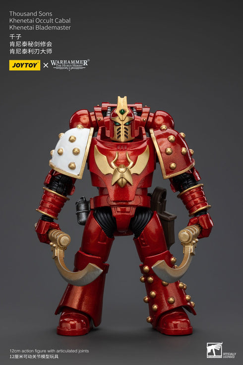 JOYTOY Warhammer The Horus Heresy Thousand Sons Khenetai Occult Cabal Khenetai Blademaster 1/18 Action Figure