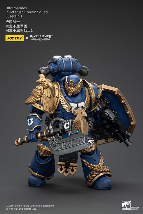 JOYTOY Warhammer The Horus Heresy Ultramarines Invictarus Suzerain Squad Suzerain 1 1/18 Action Figure