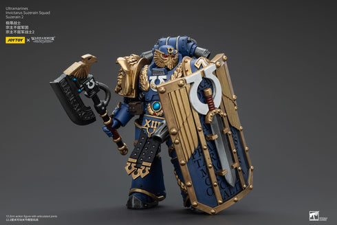 JOYTOY Warhammer The Horus Heresy Ultramarines Invictarus Suzerain Squad Suzerain 2 1/18 Action Figure