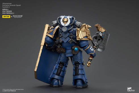JOYTOY Warhammer The Horus Heresy Ultramarines Invictarus Suzerain Squad Suzerain 2 1/18 Action Figure