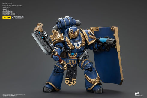 JOYTOY Warhammer The Horus Heresy Ultramarines Invictarus Suzerain Squad Suzerain 2 1/18 Action Figure