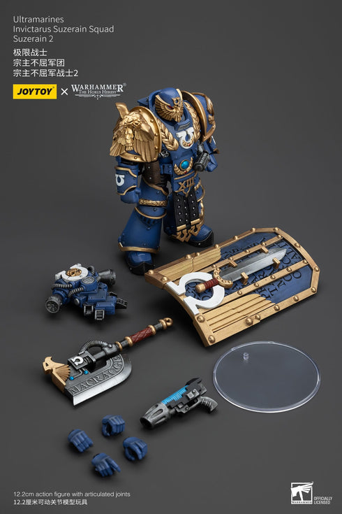 JOYTOY Warhammer The Horus Heresy Ultramarines Invictarus Suzerain Squad Suzerain 2 1/18 Action Figure