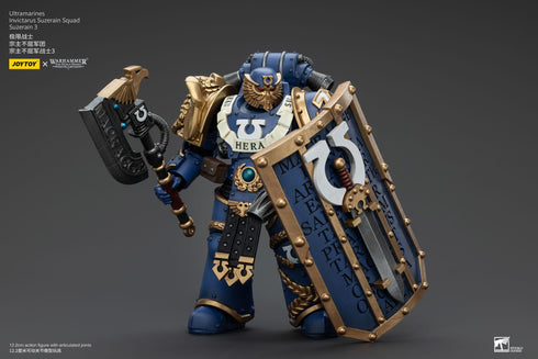 JOYTOY Warhammer The Horus Heresy Ultramarines Invictarus Suzerain Squad Suzerain 3 1/18 Action Figure