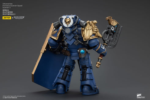 JOYTOY Warhammer The Horus Heresy Ultramarines Invictarus Suzerain Squad Suzerain 3 1/18 Action Figure