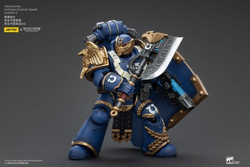 JOYTOY Warhammer The Horus Heresy Ultramarines Invictarus Suzerain Squad Suzerain 3 1/18 Action Figure