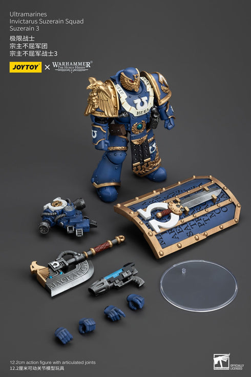 JOYTOY Warhammer The Horus Heresy Ultramarines Invictarus Suzerain Squad Suzerain 3 1/18 Action Figure