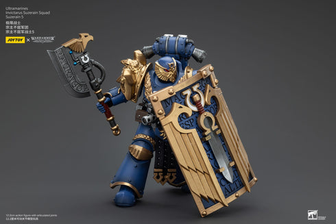 JOYTOY Warhammer The Horus Heresy Ultramarines Invictarus Suzerain Squad Suzerain 5 1/18 Action Figure