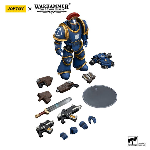 JOYTOY Ultramarines Legion MKIII Tactical Squad Sergeant with Power Sword - Warhammer: The Horus Heresy - 1/18 Scale Collectible Figure