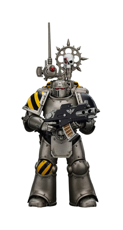 JOYTOY Warhammer The Horus Heresy lron Warriors MKlIl Tactical Legionary with Nuncio-vox 1/18 Action Figure