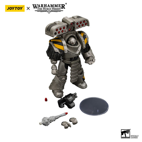 JOYTOY Warhammer The Horus Heresy lron Warriors Tyrant Siege Master Terminator with Rocket launcher 1/18 Action Figure