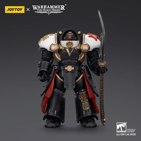 JOYTOY White Scars Ebon Keshig Terminator 1 with Power Glaive - Warhammer The Horus Heresy - 1/18 Scale Collectible Figure