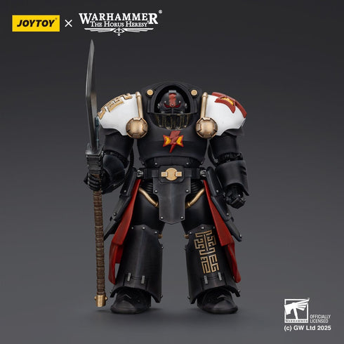 JOYTOY White Scars Ebon Keshig Terminator 2 with Power Glaive - Warhammer The Horus Heresy - 1/18 Scale Collectible Figure