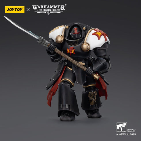 JOYTOY White Scars Ebon Keshig Terminator 2 with Power Glaive - Warhammer The Horus Heresy - 1/18 Scale Collectible Figure