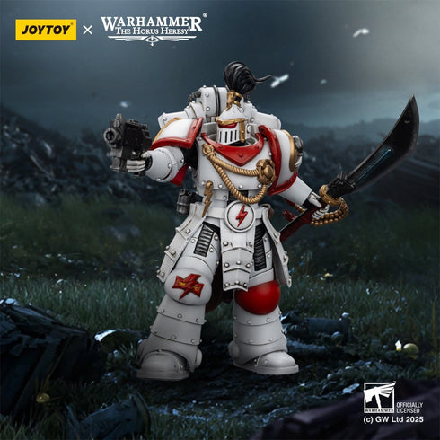 JOYTOY White Scars Legion Praetor - Warhammer The Horus Heresy - 1/18 Scale Collectible Figure
