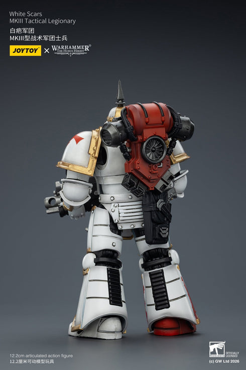 JOYTOY White Scars MKIII Tactical Legionary - Warhammer The Horus Heresy - 1/18 Scale Collectible Figure