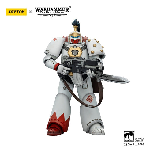 JOYTOY White Scars MKVI Tactical Legionary - Warhammer The Horus Heresy - 1/18 Scale Collectible Figure