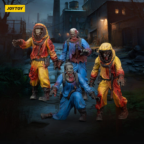 JOYTOY Zombie Dark Source Biochemical Lab Team 4-Pack Action Figures