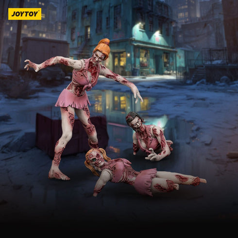 JOYTOY Zombie Dark Source Cheer Leaders 3-Pack Action Figures