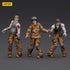 JOYTOY Zombie Dark Source Firefighters 3-Pack Action Figures