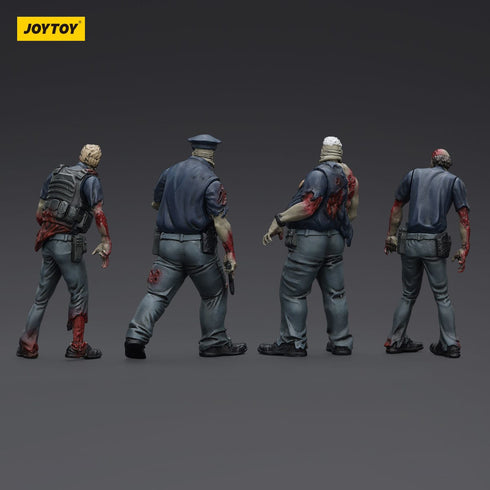 JOYTOY Zombie Dark Source Police (Male) 4-Pack Action Figures