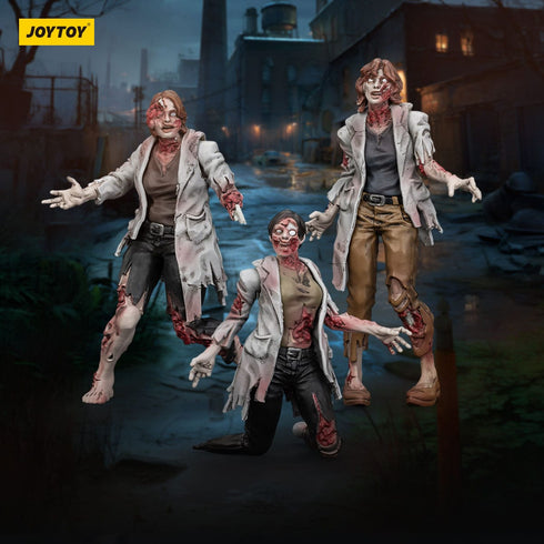 JOYTOY Zombie Dark Source Scientists (Female) 3-Pack Action Figures