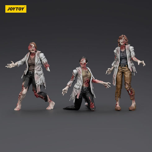 JOYTOY Zombie Dark Source Scientists (Female) 3-Pack Action Figures