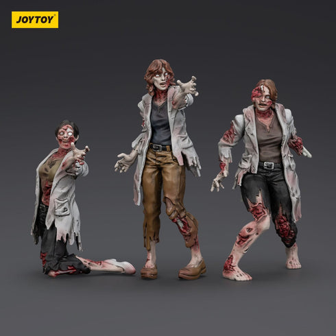 JOYTOY Zombie Dark Source Scientists (Female) 3-Pack Action Figures