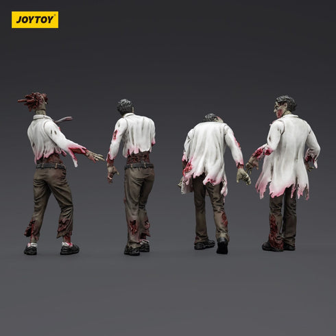 JOYTOY Zombie Dark Source Scientists (Male) 4-Pack Action Figures