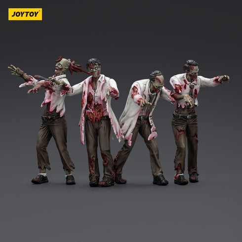 JOYTOY Zombie Dark Source Scientists (Male) 4-Pack Action Figures