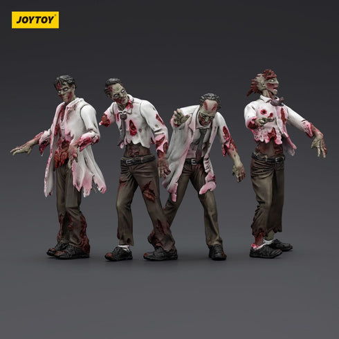JOYTOY Zombie Dark Source Scientists (Male) 4-Pack Action Figures