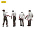 JOYTOY Zombie Dark Source Scientists (Male) 4-Pack Action Figures
