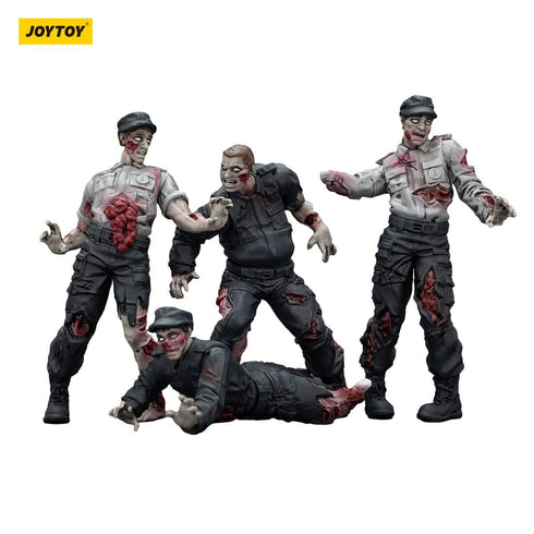 JOYTOY Zombie Dark Source Security Guards 4-Pack Action Figures