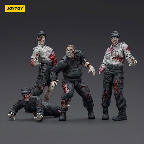 JOYTOY Zombie Dark Source Security Guards 4-Pack Action Figures
