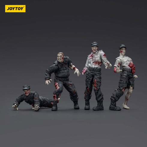 JOYTOY Zombie Dark Source Security Guards 4-Pack Action Figures