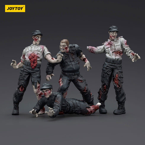 JOYTOY Zombie Dark Source Security Guards 4-Pack Action Figures