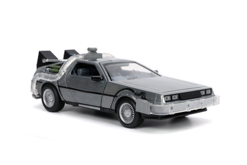 Jada Toys Back to the Future Hollywood Rides Back to the Future 1 Time Machine 1/24 Diecast Model