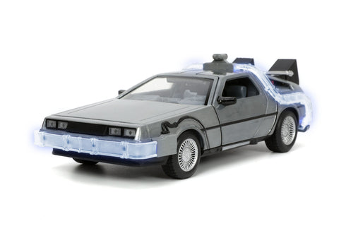 Jada Toys Back to the Future Hollywood Rides Back to the Future 1 Time Machine 1/24 Diecast Model