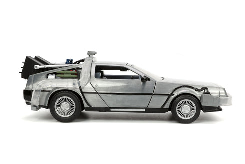 Jada Toys Back to the Future Hollywood Rides Back to the Future 1 Time Machine 1/24 Diecast Model