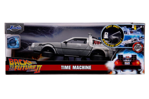 Jada Toys Time Machine Model 2 Hollywood Rides - Back to the Future II - 1/24 Diecast Collectible Model