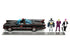 Jada Toys Batman 1966 Batmobile with Batman Robin Penguin and Joker Figures 1/24 Diecast Model