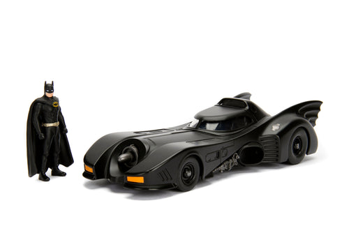 Jada Toys Batman 1989 Batmobile with Batman Figure 1/24 Diecast Model